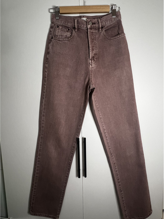 PacSun Denim - Super Cute light colored burgundy PacSun Dad Fit Button Fly Jeans Sz 25